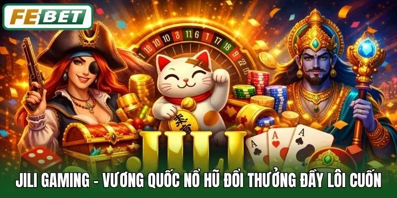 Jili Gaming - Sảnh Nổ Hũ Đẳng Cấp Với Đồ Họa 3D Cực Đỉnh 1 JiLi Gaming - Vương quốc nổ hũ đổi thưởng đầy lôi cuốn