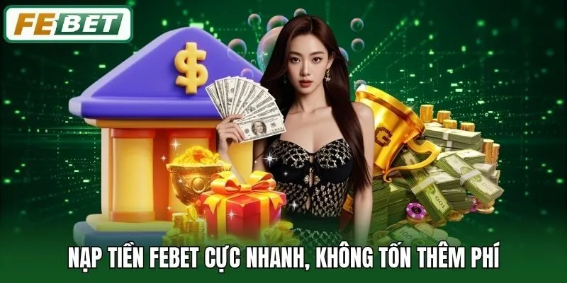 Nạp tiền Febet cực nhanh, không tốn thêm phí